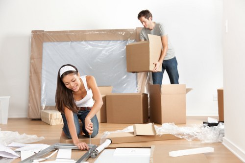 Professional removals team planning a move in Uptonpark