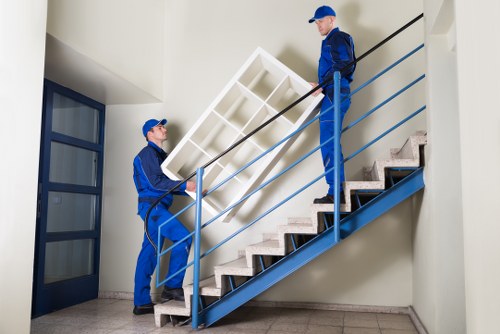 Modern office storage units designed for Uptonpark workplaces
