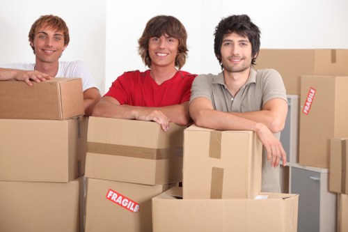 Organised business stock stored safely in short-term storage in Uptonpark