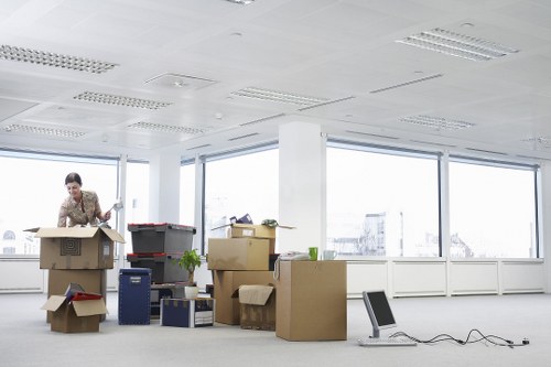 Seasonal and business items placed in a tidy Upton Park storage area